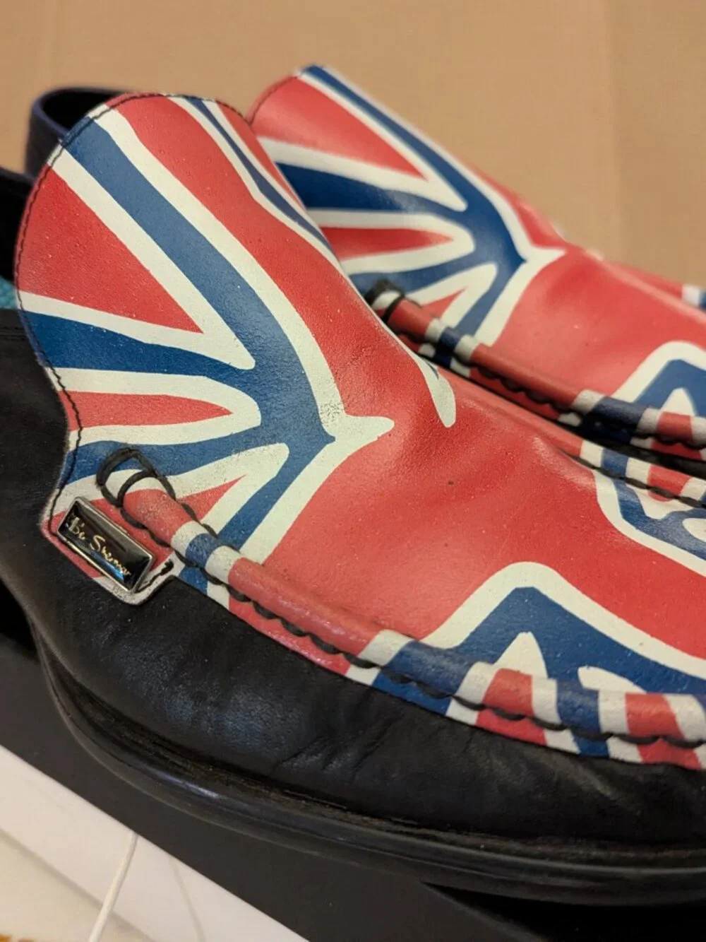 BEN SHERMAN Mens British Loafers  Size 10